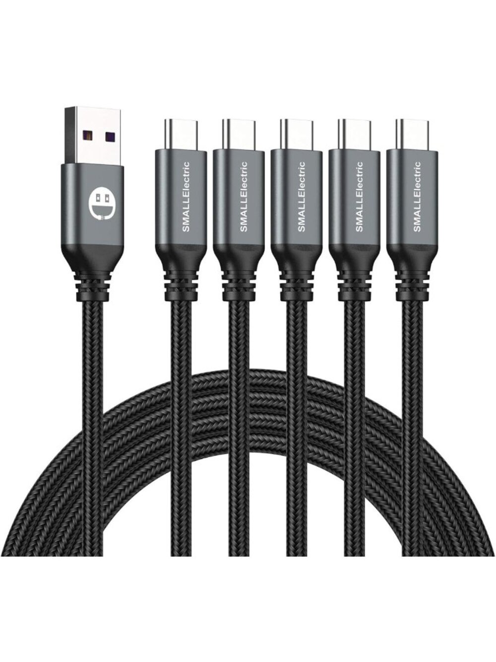 10FT USB C Cable 5 Pack - Fast Charging Type C to USB A Cord for Devices
